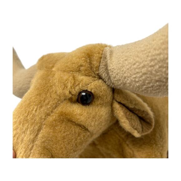Fiesta Longhorn Standing Bull 12" Plush Stuffed Rancher Animal Texas Cowboy Toy - Picture 4 of 15